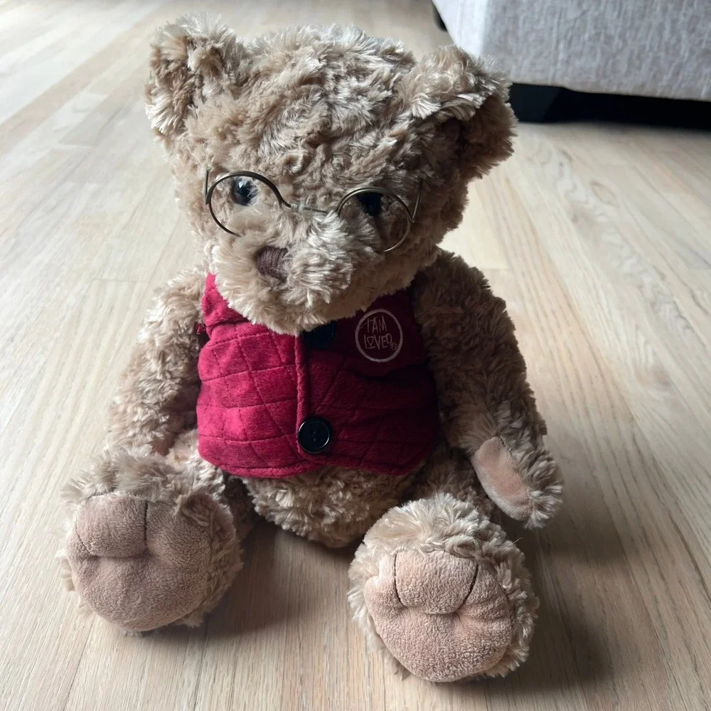 Helzberg Diamonds 2010 Limited Edition I Am Loved Teddy Bear Tan Plush 15 inch